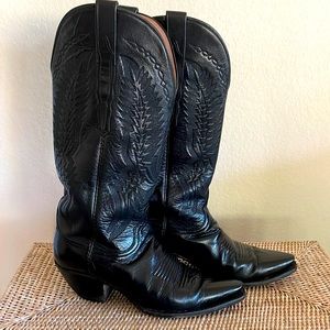 Lucchese Classic Black Handmade Boots